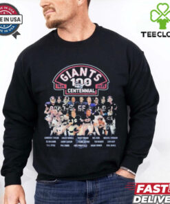 New York Giants Centennial 100 Years 1925 2025 T Shirt