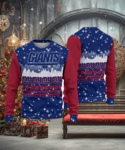 New York Giants Christmas Forrest Knitted Ugly Sweater AOP For Men And Women Gift Fans