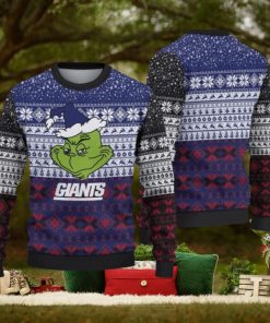 New York Giants Christmas Grinch Limited Edition Unisex Ugly Sweater