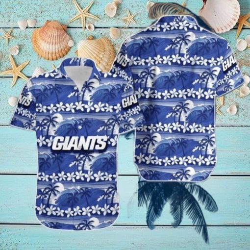 New York Giants Coconut Trees NFL Gift For Fan Hawaii Shirt