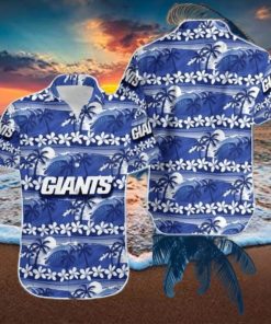 New York Giants Coconut Trees NFL Gift For Fan Hawaii Shirt