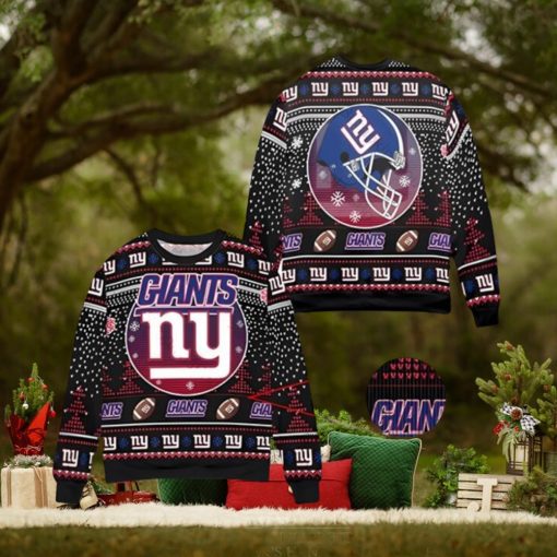 New York Giants Fans Ugly Christmas Sweater Xmas 3D Printed Christmas Sweater Gift