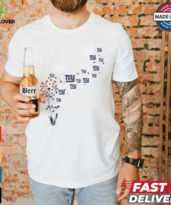 New York Giants Floral Dandelion Shirt