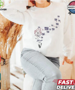New York Giants Floral Dandelion Shirt
