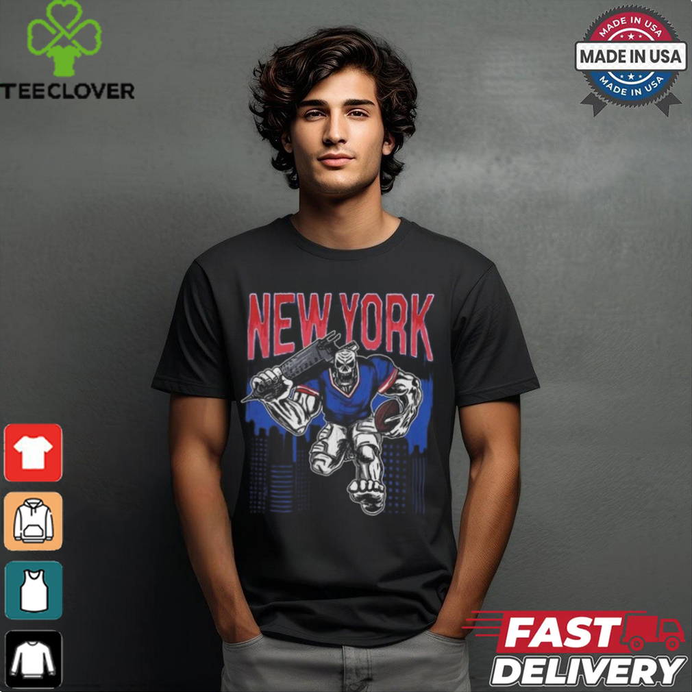 New York Giants Football Skeleton Bootleg Shirt New York Giants Football Skeleton Bootleg Shirt
