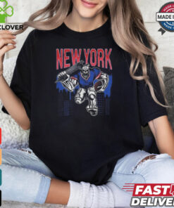 New York Giants Football Skeleton Bootleg Shirt