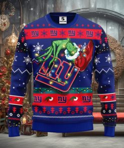 New York Giants Grinch Christmas Ugly Sweater