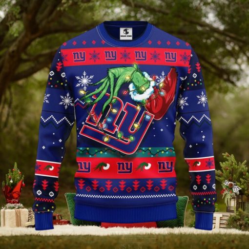 New York Giants Grinch Christmas Ugly Sweater