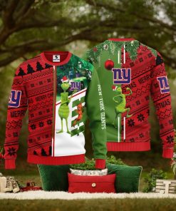 New York Giants Grinch & Scooby Doo Christmas Ugly Sweater 1