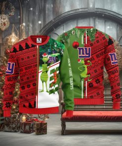 New York Giants Grinch & Scooby Doo Christmas Ugly Sweater 1