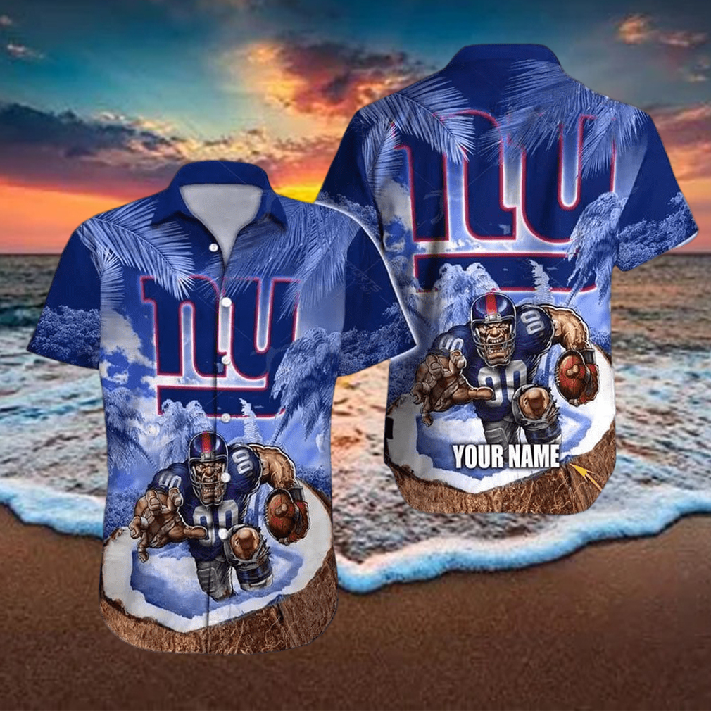 New York Giants Mickey Mouse Hawaiian Shirt, NFL Hawaiian Shirt