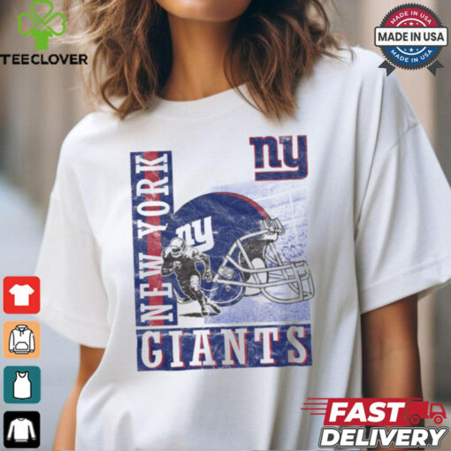 New York Giants Helmet Dash T Shirt