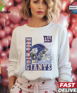 New York Giants Helmet Dash T Shirt