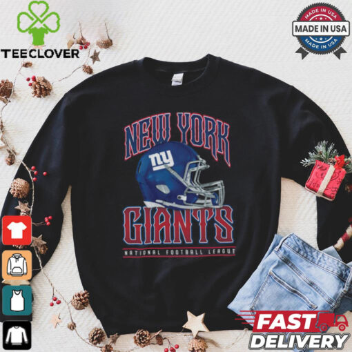 New York Giants Helmet Garment Dyed Heavyweight T Shirt