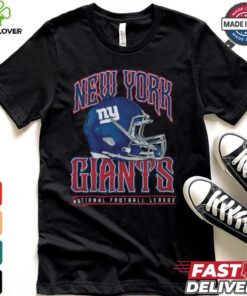 New York Giants Helmet Garment Dyed Heavyweight T Shirt