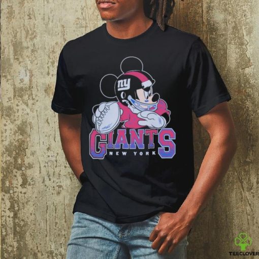 New York Giants Junk Food Scarlet Disney Mickey QB T Shirt