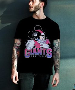 New York Giants Junk Food Scarlet Disney Mickey QB T Shirt