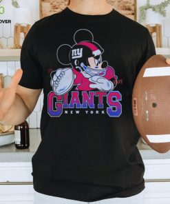 New York Giants Junk Food Scarlet Disney Mickey Qb Shirt