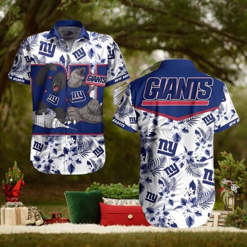 New York Giants KingKong Godzilla Hawaiian Shirt