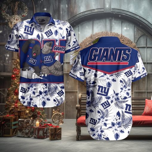 New York Giants KingKong Godzilla Hawaiian Shirt