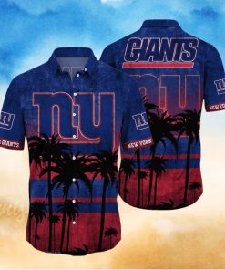 New York Giants Logo Coconut Tropical Hawaiian Shirt Beach Gift For Fans