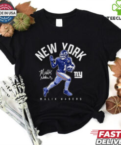 New York Giants Malik Nabers Stiff Arm T Shirt