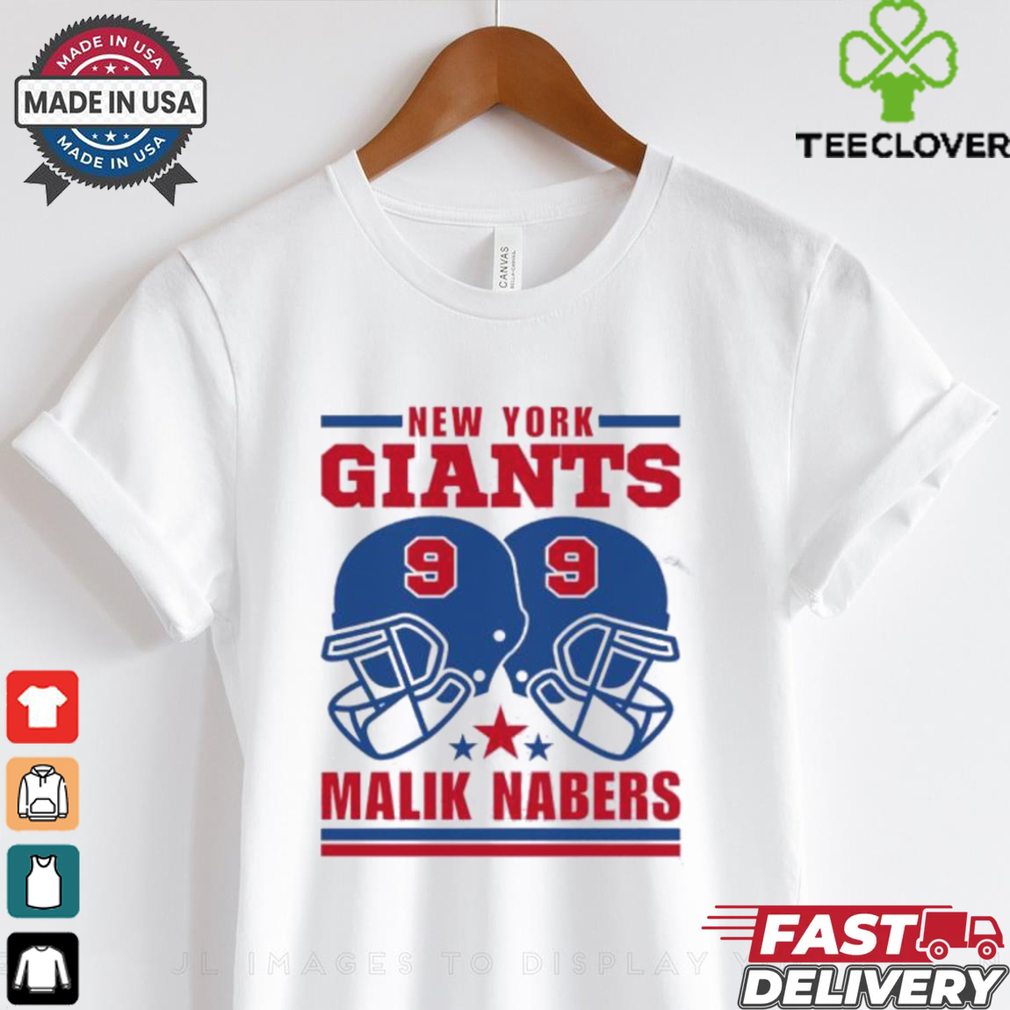 New York Giants Malik Nabers helmet shirt New York Giants Malik Nabers helmet shirt