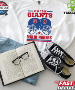 New York Giants Malik Nabers helmet shirt