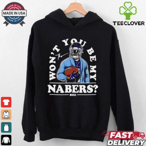 New York Giants Malik Nabers won’t you be my Nabers signature shirt