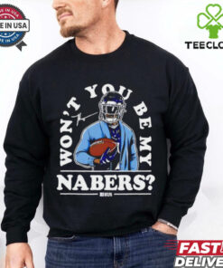 New York Giants Malik Nabers won’t you be my Nabers signature shirt