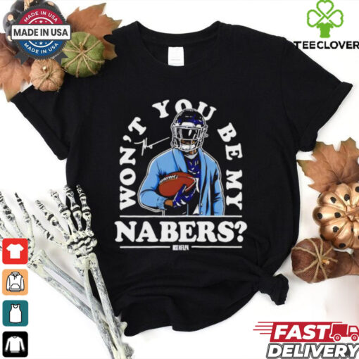 New York Giants Malik Nabers won’t you be my Nabers signature shirt