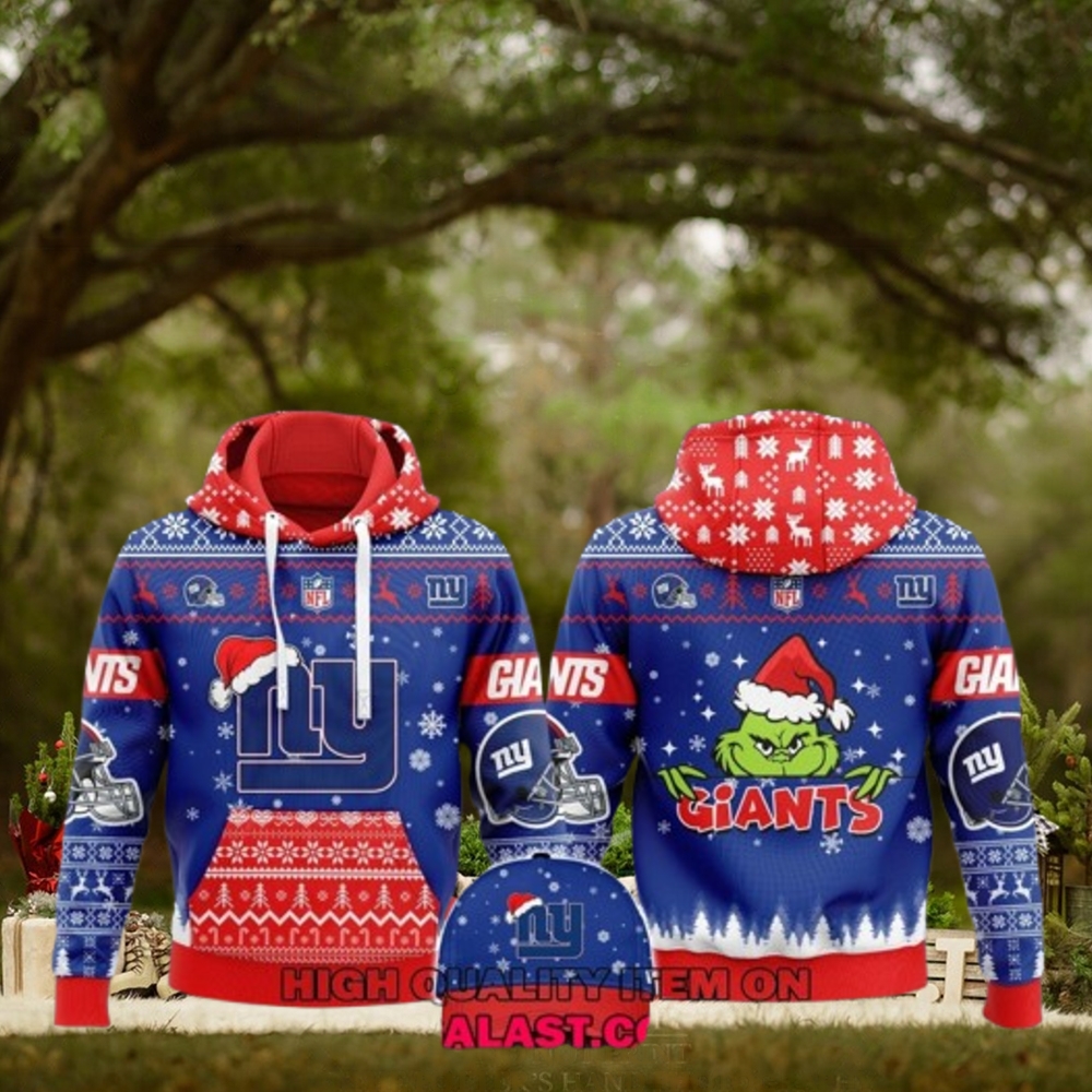 New York Giants Merry Christmas Ugly Hoodie Sweatshirt New York Giants Merry Christmas Ugly Hoodie Sweatshirt