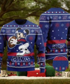 New York Giants Mickey Mouse Ugly Christmas Sweater