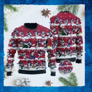 New York Giants Mickey NFL American Football Ugly Christmas Sweater Sweatshirt Party