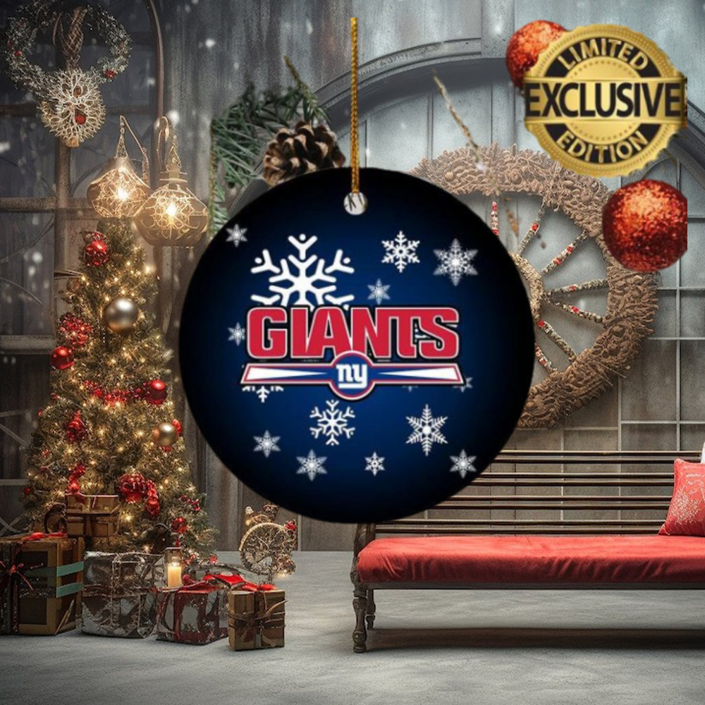 New York Giants NFL Custom Name 2023 Holiday Gifts Christmas Decorations Ornament New York Giants NFL Custom Name 2023 Holiday Gifts Christmas Decorations Ornament