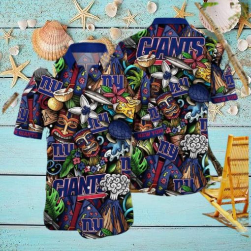 New York Giants NFL Flower Aloha Summer Hawaii Shirts