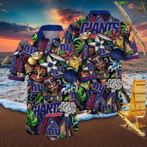 New York Giants NFL Flower Aloha Summer Hawaii Shirts