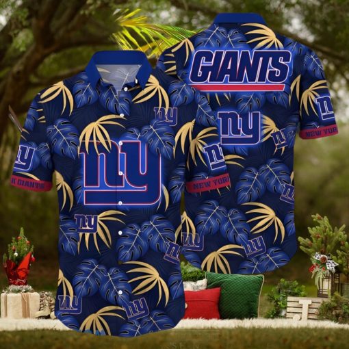 New York Giants NFL Flower Hawaiian Shirt Impressive Gift For Men Women Fans Hawaiian Shirt