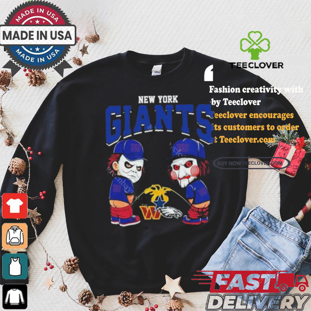 New York Giants NFL Halloween Peeing Funny Shirt New York Giants NFL Halloween Peeing Funny Shirt