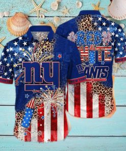 New York Giants NFL Independence Day All Over Print Hawaiian Shirt