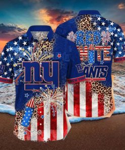 New York Giants NFL Independence Day All Over Print Hawaiian Shirt