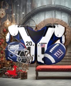 New York Giants NFL Sport Ornament Custom Your Name And Number 2023 Christmas Tree Decorations