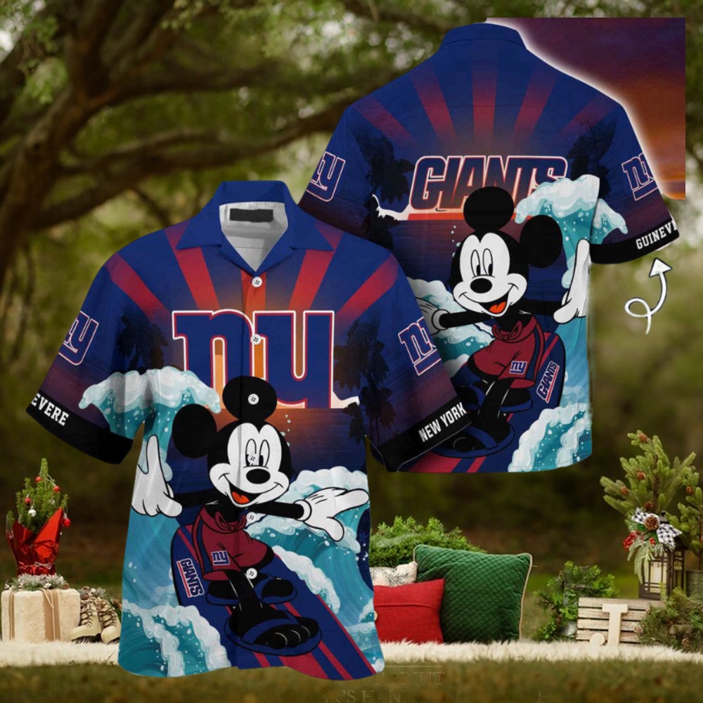 New York Giants NFL Summer Customized Hawaii Shirt For Sports Fans