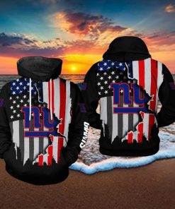 New York Giants NFL US Flag Team 3D Printed Hoodie