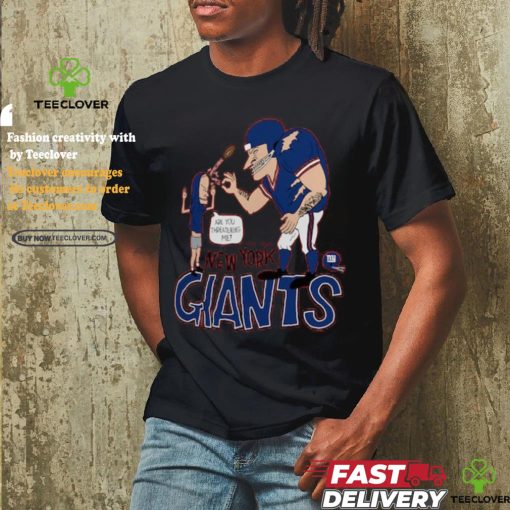 New York Giants NFL x Homage x Beavis and Butt Head Unisex Tri Blend T Shirt