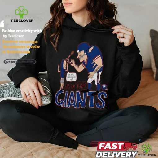 New York Giants NFL x Homage x Beavis and Butt Head Unisex Tri Blend T Shirt
