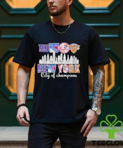 New York Giants New York Rangers Yankees Knicks City Of Champions T shirt