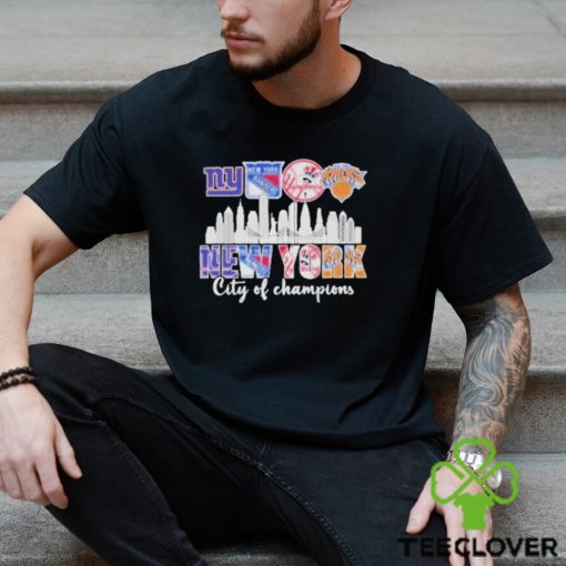 New York Giants New York Rangers Yankees Knicks City Of Champions T hoodie, sweater, longsleeve, shirt v-neck, t-shirt