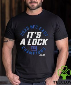 New York Giants Nfc East Champions 2023 It’s A Lock T Shirt