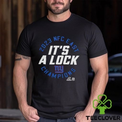 New York Giants Nfc East Champions 2023 It’s A Lock T Shirt